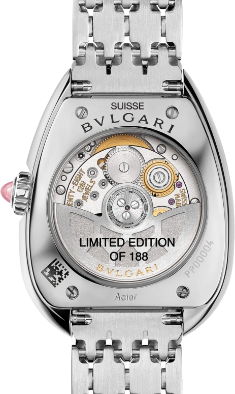 Bulgari,Serpenti Seduttori 34mm,34mm,Stainless Steel,Red,Automatic,50hours,In-house Caliber,104310