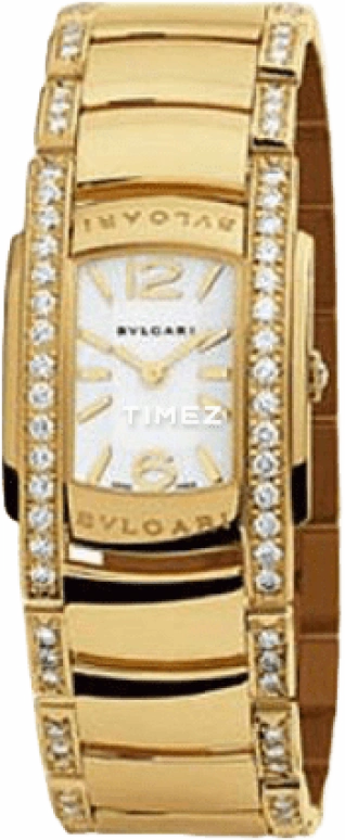 Bulgari,Assioma D 31mm,31mm,Yellow Gold,Silver White,Sapphire,Crystal Glass,Setting,Diamonds,AA31WGD1GD1