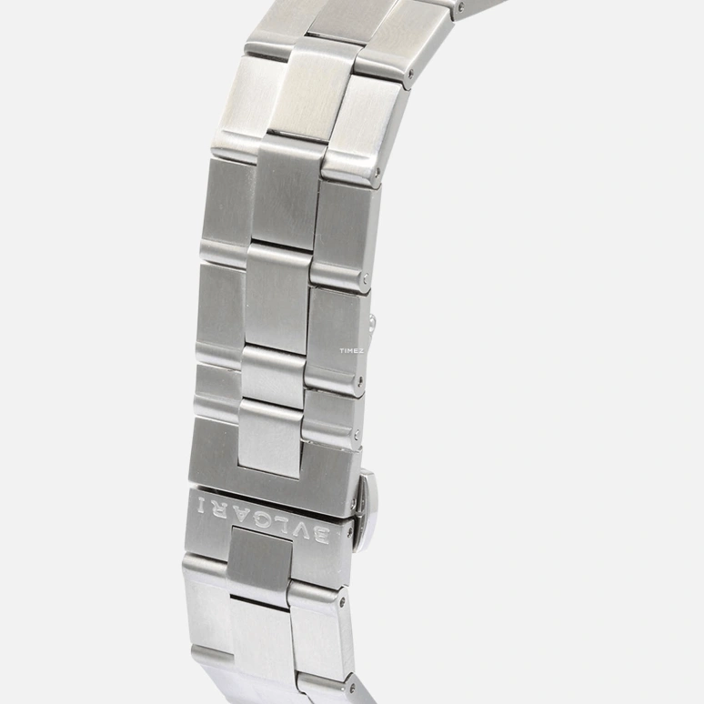 Bulgari,Other 40mm,40mm,Stainless Steel,Silver,Automatic,Chronograph,Day,101629
