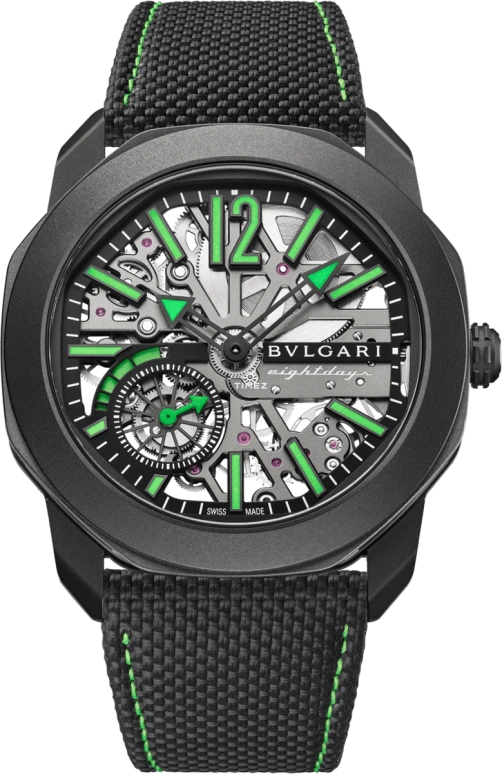 Bulgari,Octo 44mm,44mm,Titanium,Grey,Handwound,Power Reserve Indicator,192hours,104075