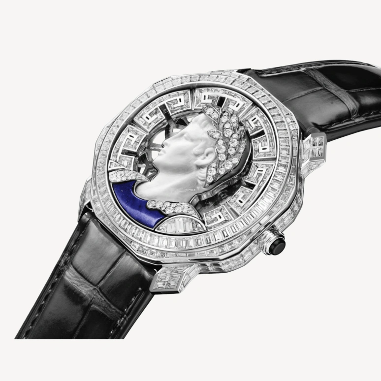 Bulgari,Octo 44mm,44mm,Platinum,Skeleton,Black,Handwound,Octagon,Silver White,103684