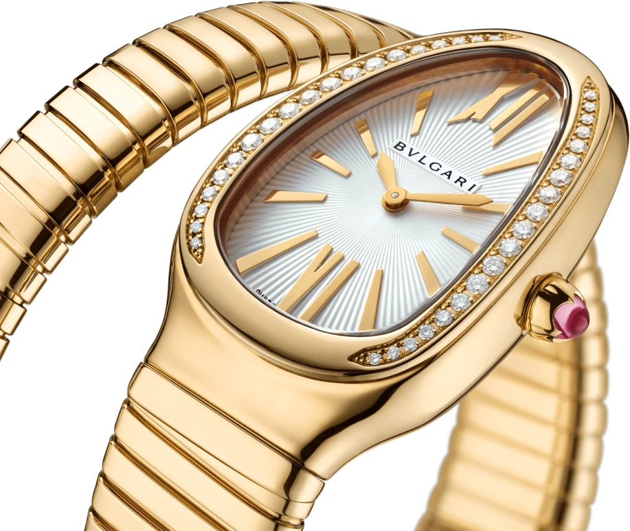 Bulgari,Serpenti 35mm,35mm,Yellow Gold,Silver,Quartz,26280hours,In-house Caliber,101924