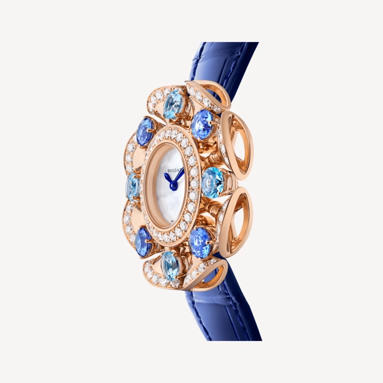 Bulgari,Divas' Dream 33mm,33mm,Rose Gold,Silver,Quartz,Round,103752