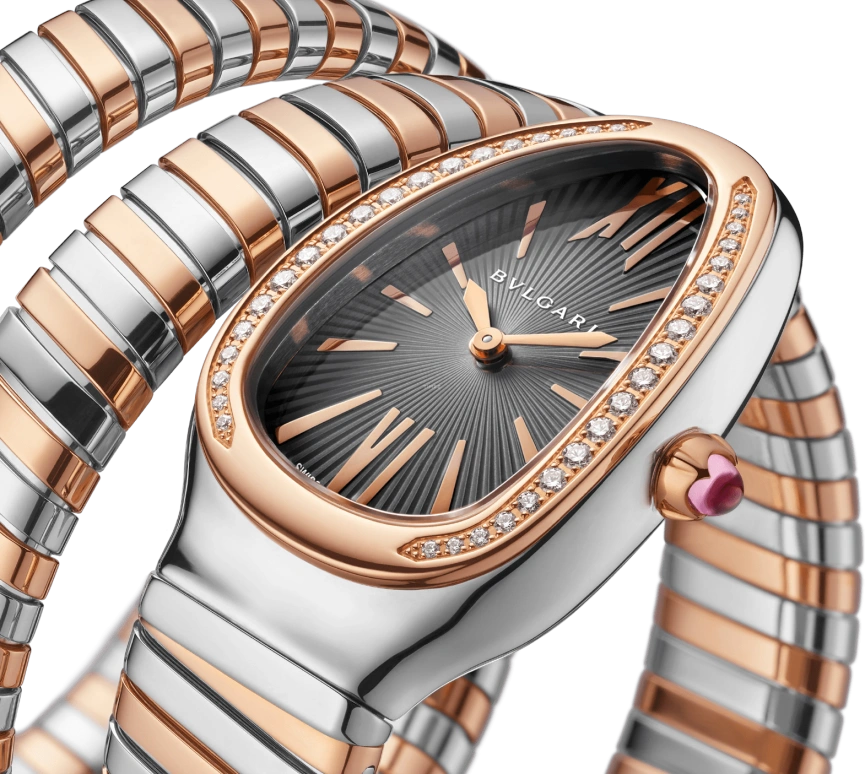 Bulgari,Serpenti 35mm,35mm,Rose Gold,Quartz,26280hours,In-house Caliber,102680