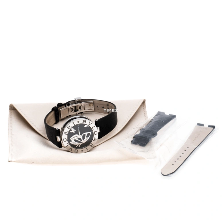 Bulgari,B.Zero1 35mm,35mm,Stainless Steel,Black,Quartz,Sapphire,Round,BZ35BDSL