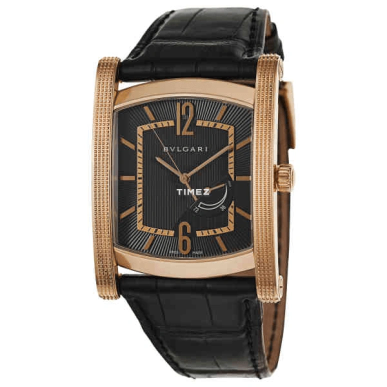 Bulgari,Assioma 48x38mm,48x38mm,Rose Gold,Black,Automatic,Power Reserve Indicator,Sapphire,Crystal Glass,AAP48BGL