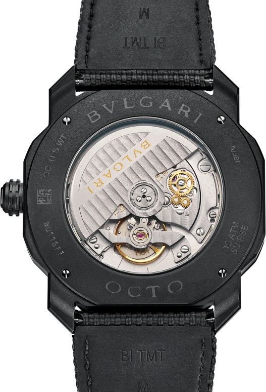 Bulgari,Octo 41mm,41mm,Stainless Steel,Luminous,Black,42hours,In-house Caliber,Sapphire,Crystal Glass,103486