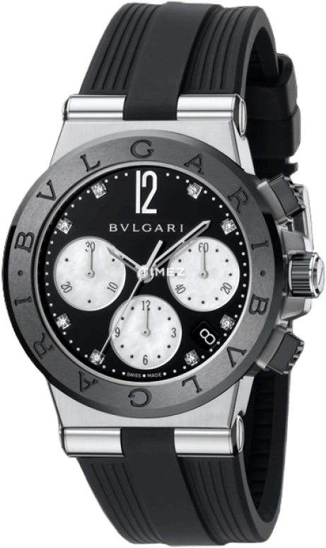 Bulgari,Other 37mm,37mm,Stainless Steel,Black,Automatic,DG37BSBCVDCH8