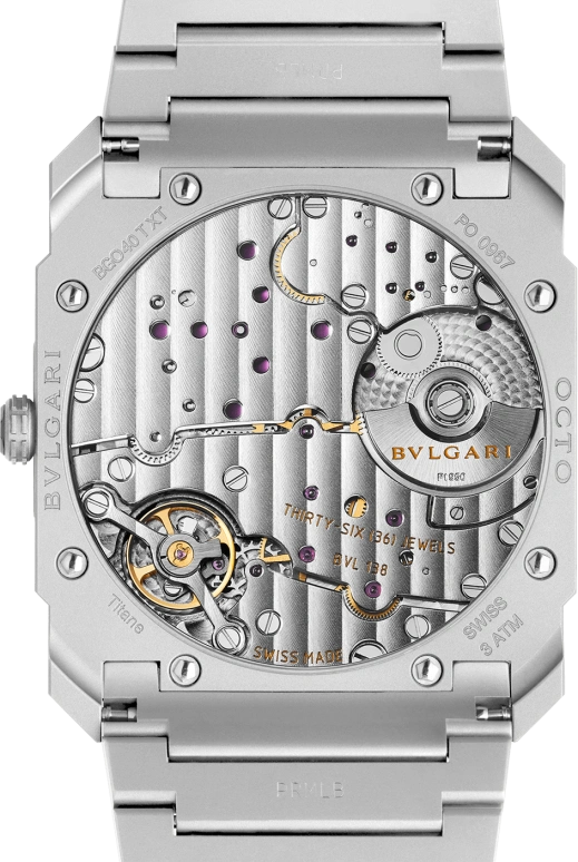 Bulgari,Octo 40mm,40mm,Titanium,Grey,Automatic,60hours,In-house Caliber,102713
