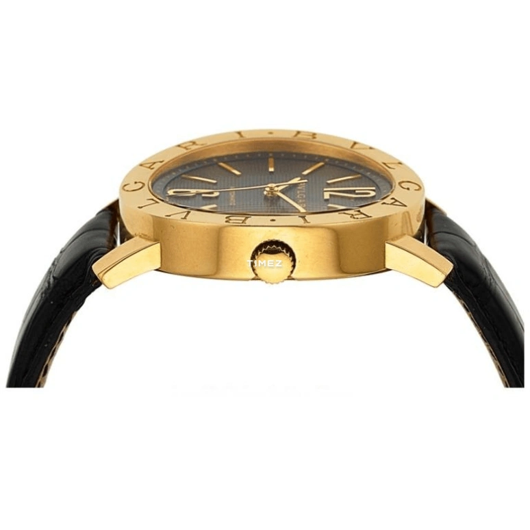 Bulgari,Bulgari Bulgari 42mm,42mm,Yellow Gold,Black,Automatic,Day,Sapphire,101405