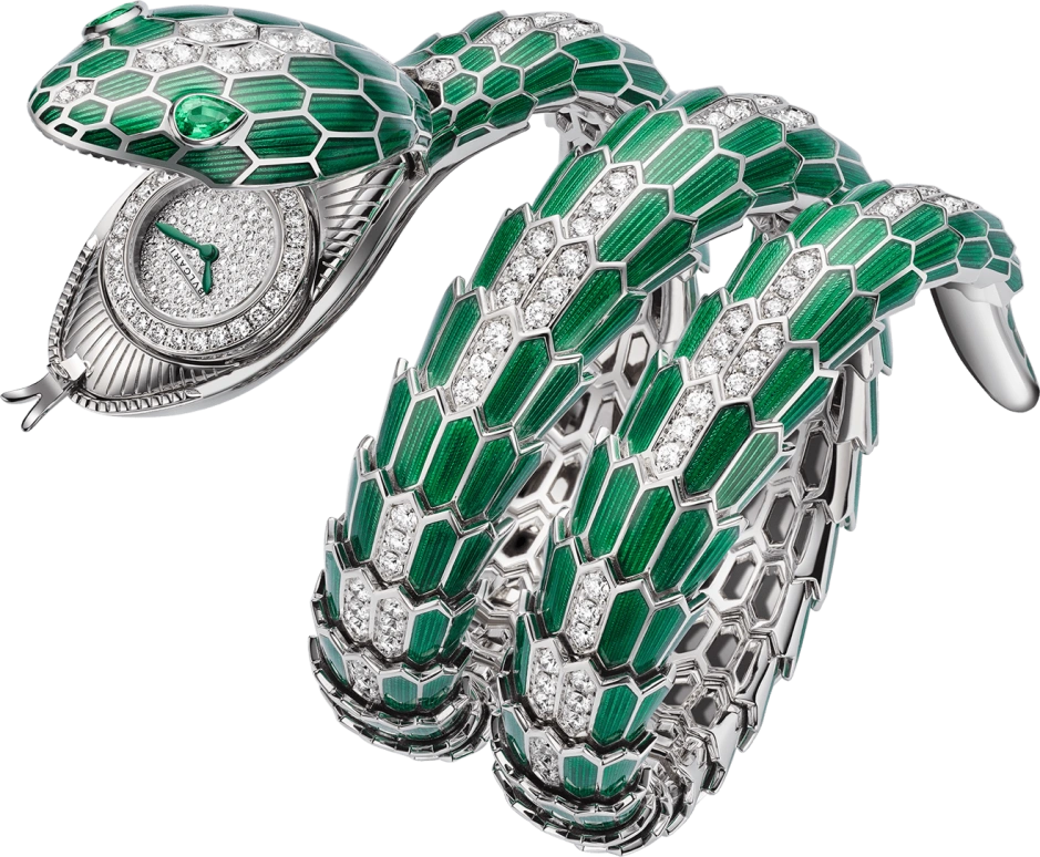 Bulgari,Serpenti 40mm,40mm,White Gold,Handwound,30hours,In-house Caliber,103560