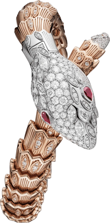 Bulgari,Serpenti 40mm,40mm,White Gold,Quartz,26280hours,In-house Caliber,102239