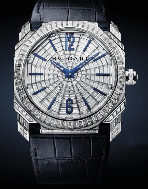 Bulgari,Octo 44mm,44mm,White Gold,White,Blue,Automatic,42hours,In-house Caliber,103213