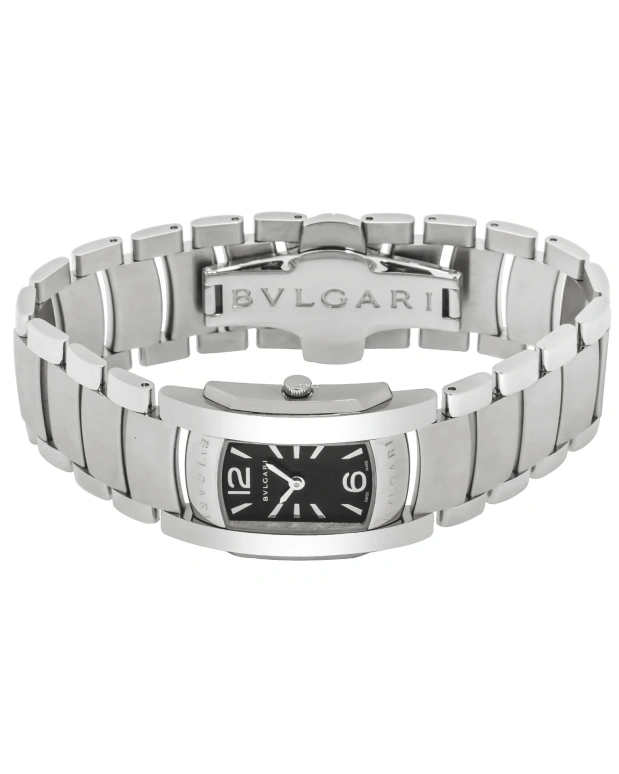 Bulgari,High Jewellery 35mm,35mm,Stainless Steel,Black,Quartz,Sapphire,Crystal Glass,Rectangular,101698