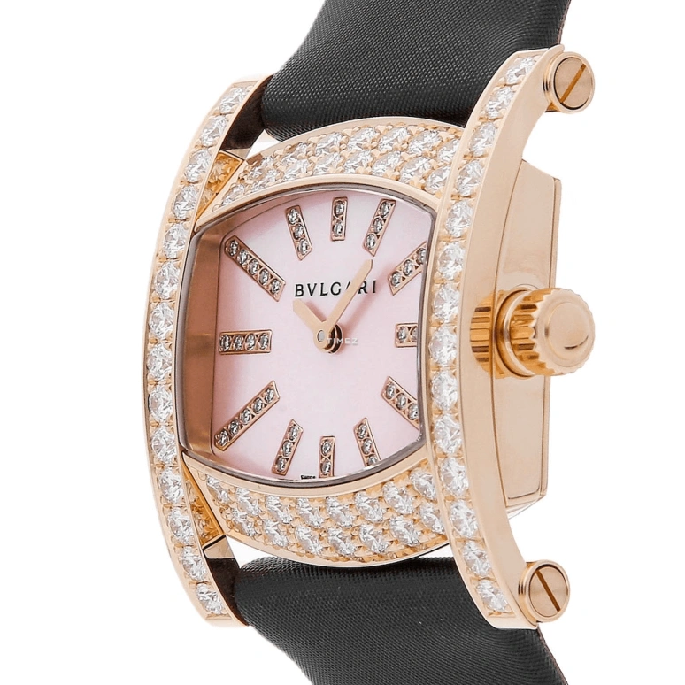 Bulgari,Assioma 36mm,36mm,Rose Gold,Pink,Quartz,Sapphire,Crystal Glass,Other,AAP36D2C2L,AAP36D2C2L/12