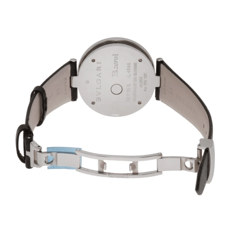 Bulgari,B.Zero1 35mm,35mm,Stainless Steel,Rose Gold,Blue,White,Quartz,Sapphire,Round,BZP35S