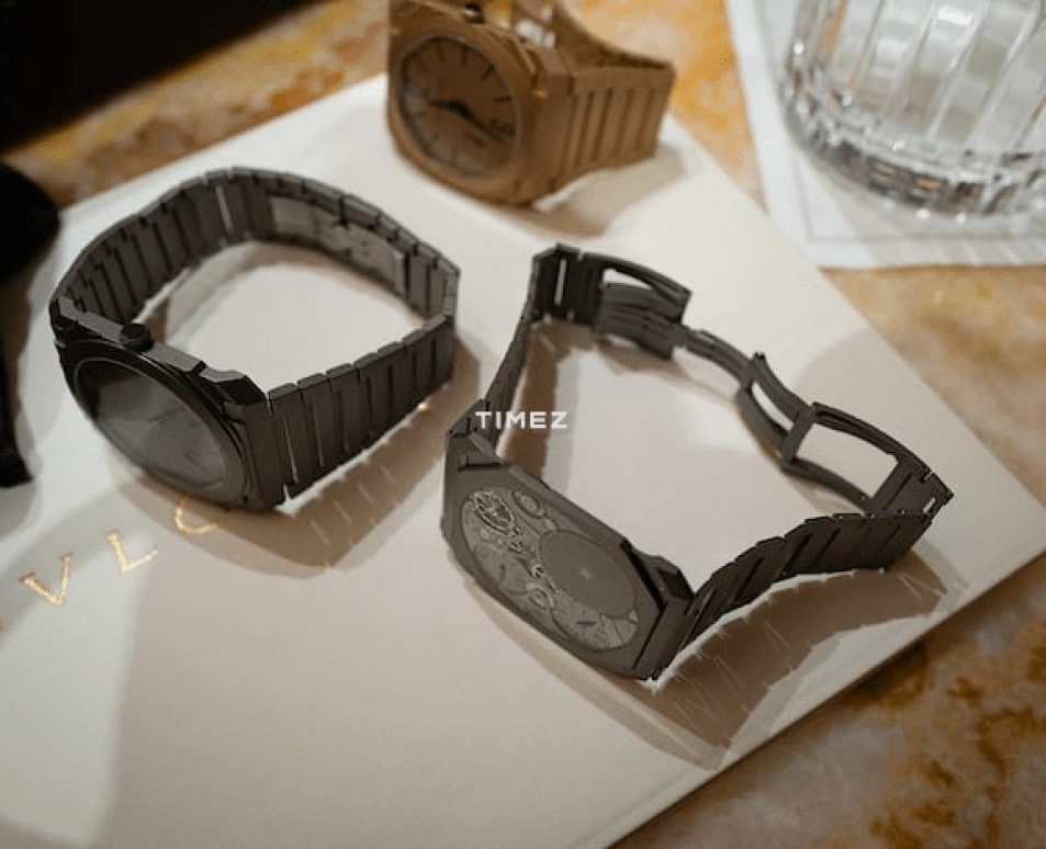 Bulgari,Octo 40mm,40mm,Titanium,Black,Handwound,Chronograph,50hours,OCTO FINISSIMO ULTRA
