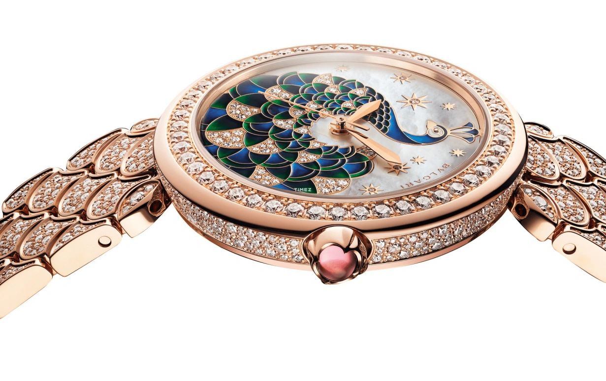 Bulgari,Divas' Dream 37mm,37mm,Rose Gold,White,Automatic,42hours,In-house Caliber,103348