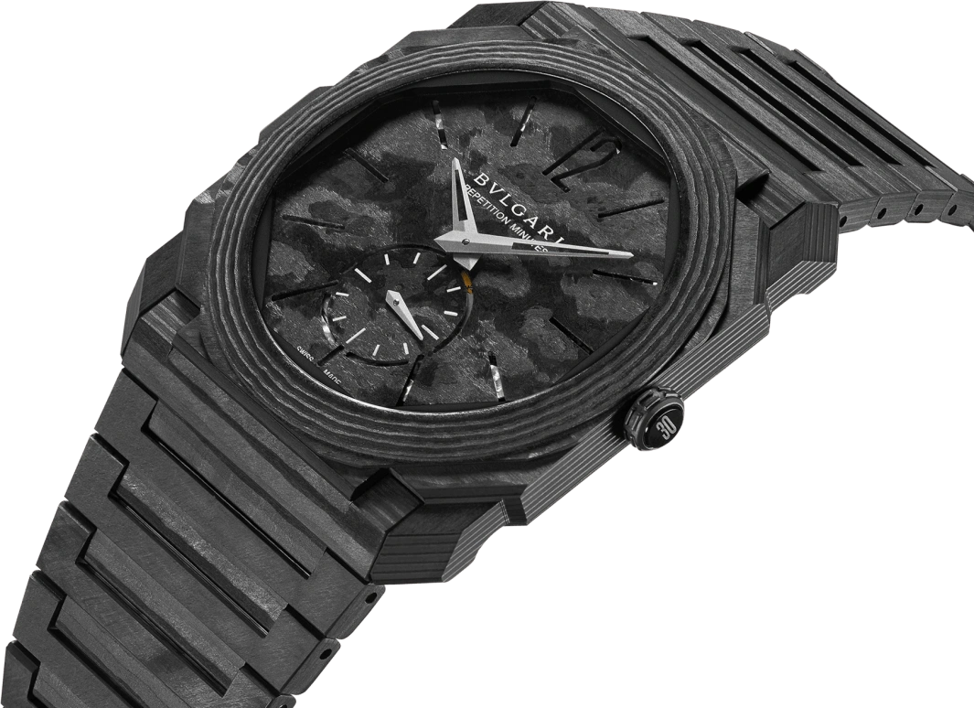 Bulgari,Octo 40mm,40mm,Carbon,Black,Handwound,42hours,In-house Caliber,102794