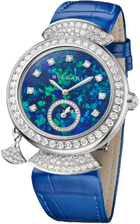 Bulgari,Divas' Dream 37mm,37mm,White Gold,Blue,Handwound,Minute Repeater,42hours,103668