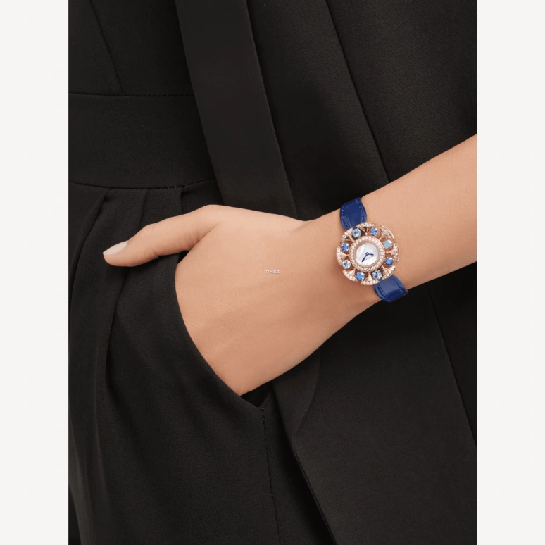 Bulgari,Divas' Dream 33mm,33mm,Rose Gold,Silver,Quartz,Round,103752