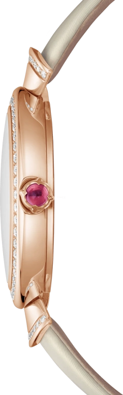 Bulgari,Divas' Dream 30mm,30mm,Rose Gold,Natural,Champagne,Quartz,In-house Caliber,Sapphire,Crystal Glass,102435