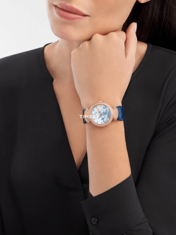 Bulgari,Divas' Dream 33mm,33mm,Rose Gold,White,Quartz,Round,103769