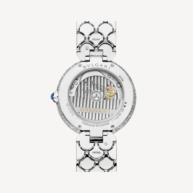 Bulgari,Divas' Dream 37mm,37mm,White Gold,Blue,Automatic,Snow Setting,Sapphire,103761