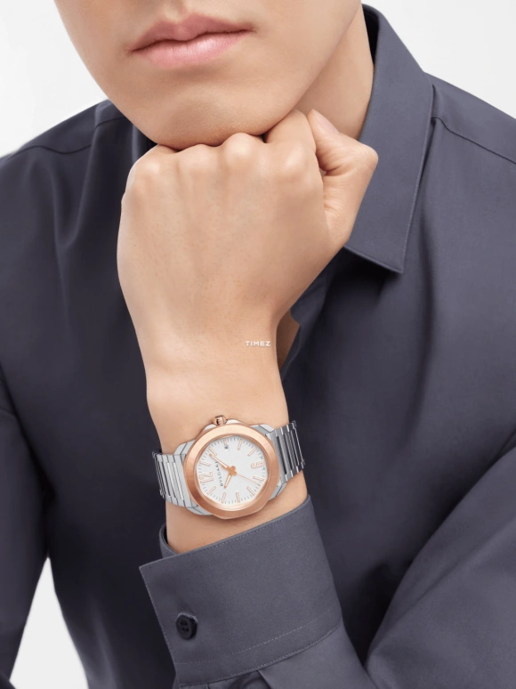 Bulgari,Octo 41mm,41mm,Stainless Steel,Grey,Automatic,Day,42hours,103928