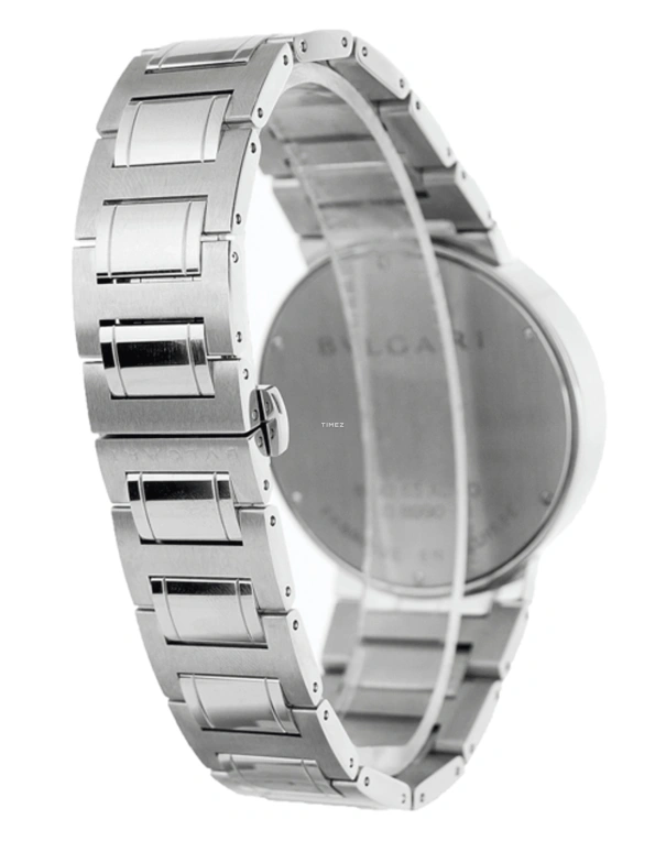 Bulgari,Other 42mm,42mm,Stainless Steel,White,Automatic,Day,Sapphire,101381