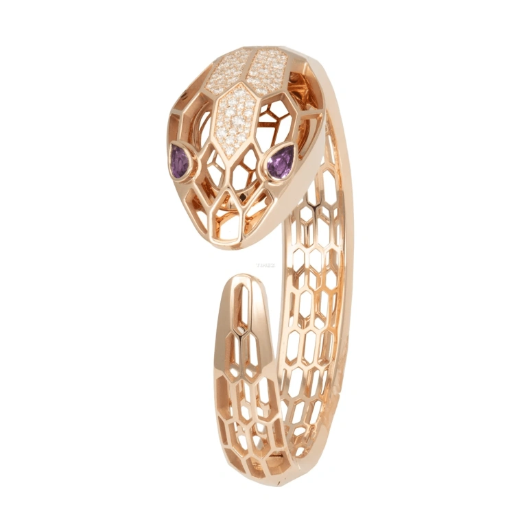 Bulgari,Serpenti 36mm,36mm,Rose Gold,White,Quartz,Other,102753