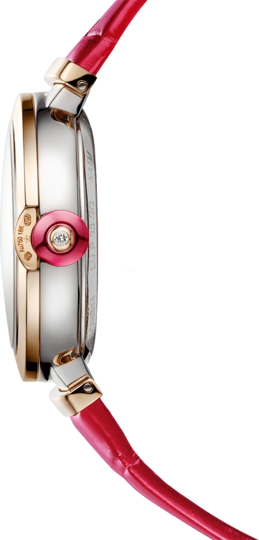 Bulgari,Lvcea 33mm,33mm,Stainless Steel,Rose Gold,Silver White,Sapphire,Crystal Glass,Rose Gold,102997