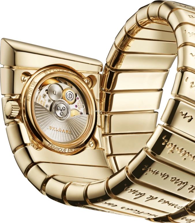 Bulgari,Other 24mm,24mm,Yellow Gold,White,Automatic,50hours,In-house Caliber,104092