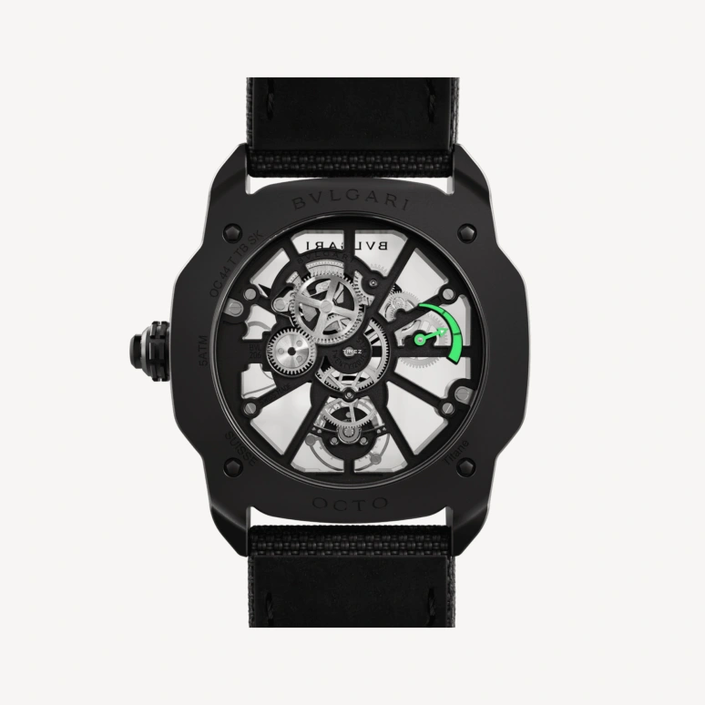 Bulgari,Octo 44mm,44mm,Titanium Gold,Skeleton,Handwound,Octagon,Black,103914