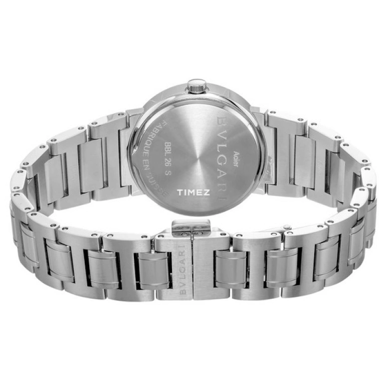 Bulgari,High Jewellery 26mm,26mm,Stainless Steel,Pink,Quartz,Day,Sapphire,Crystal Glass,101477
