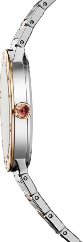 Bulgari,Bulgari Bulgari 33mm,33mm,Stainless Steel,Sapphire,Crystal Glass,Diamonds,103067