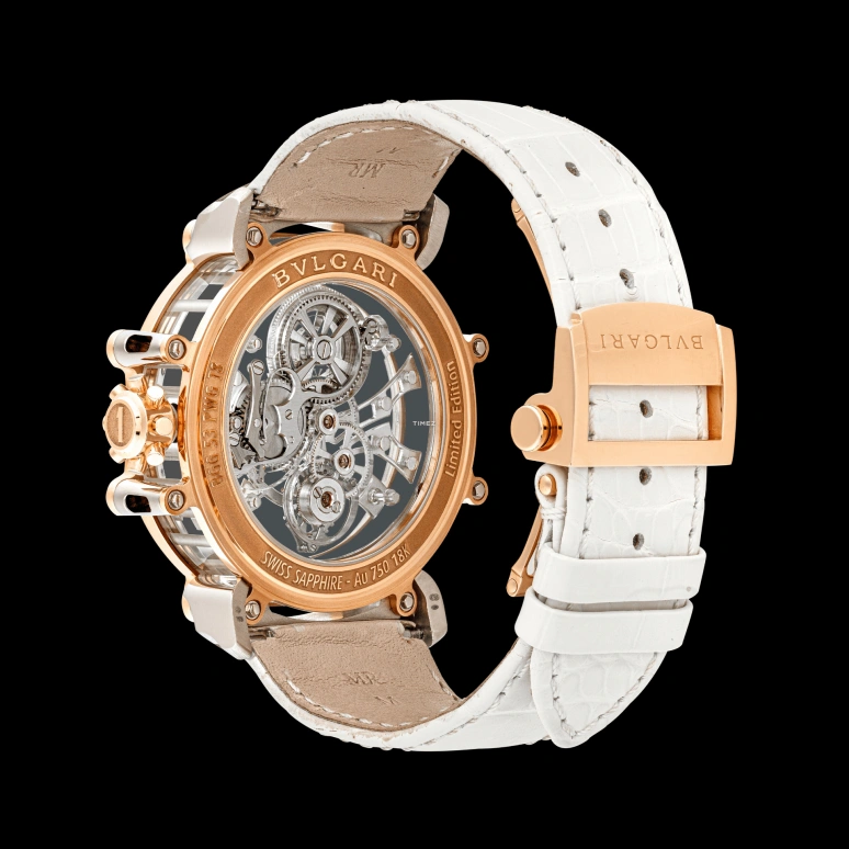 Bulgari,Gerald Genta 48mm,48mm,Rose Gold,Transparent,Handwound,Tourbillon,70hours,BGGPW53GLTBSK