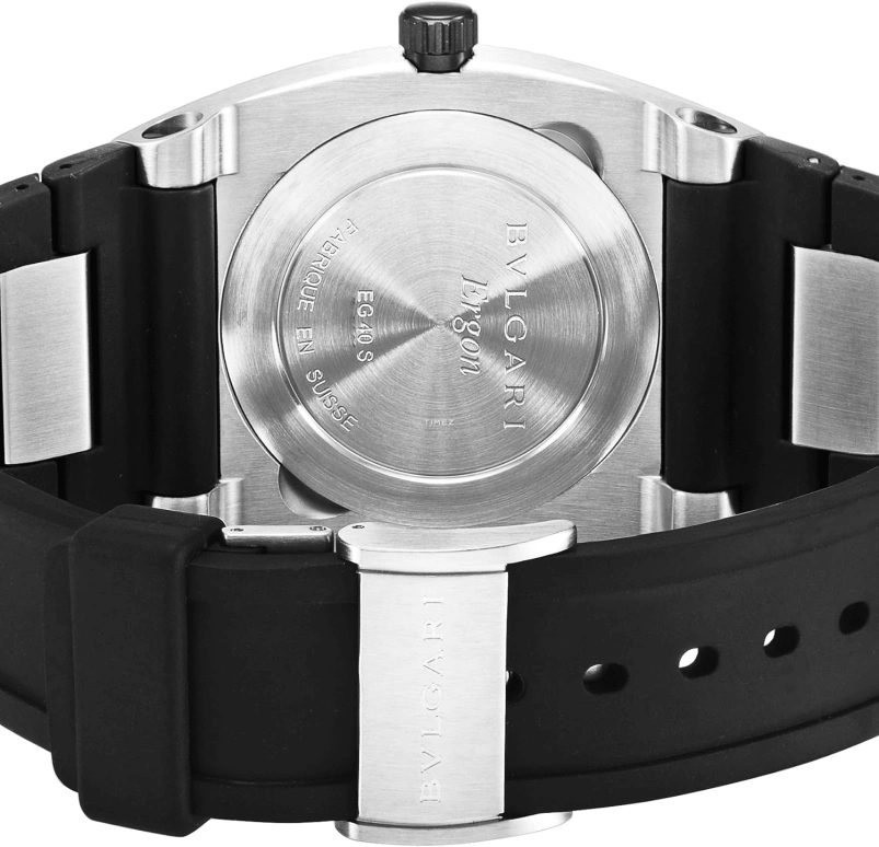Bulgari,Ergon 40mm,40mm,Stainless Steel,Black,Automatic,Day,Sapphire,Crystal Glass,EG40BSVD