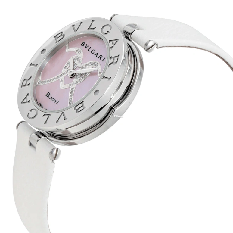 Bulgari,B.Zero1 30mm,30mm,Stainless Steel,Pink,Quartz,Sapphire,Crystal Glass,Round,BZ30C2HDSL,BZ30C2HDSL/2