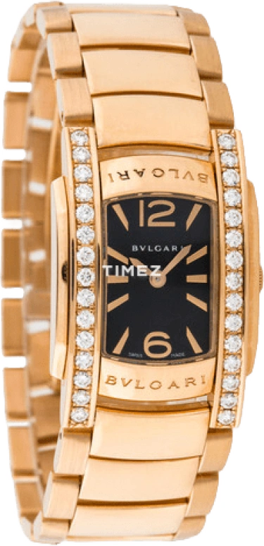 Bulgari,Assioma D 31mm,31mm,Rose Gold,Black,Sapphire,Crystal Glass,Setting,Diamonds,AAP31BGD1G
