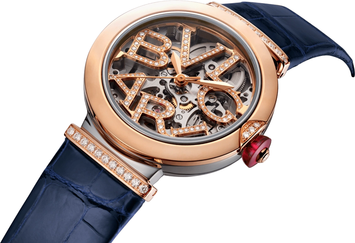 Bulgari,Lvcea 33mm,33mm,Stainless Steel,Rose,Automatic,42hours,In-house Caliber,103502
