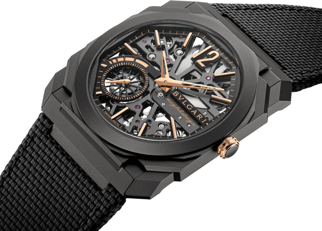 Bulgari,Octo 40mm,40mm,Titanium,Black,Handwound,Power Reserve Indicator,192hours,104121