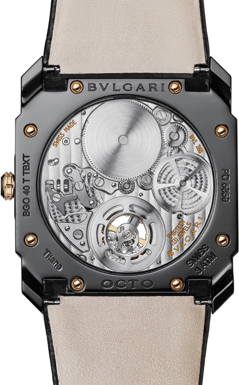 Bulgari,Octo 40mm,40mm,Titanium Gold,Black,Handwound,52hours,In-house Caliber,102560