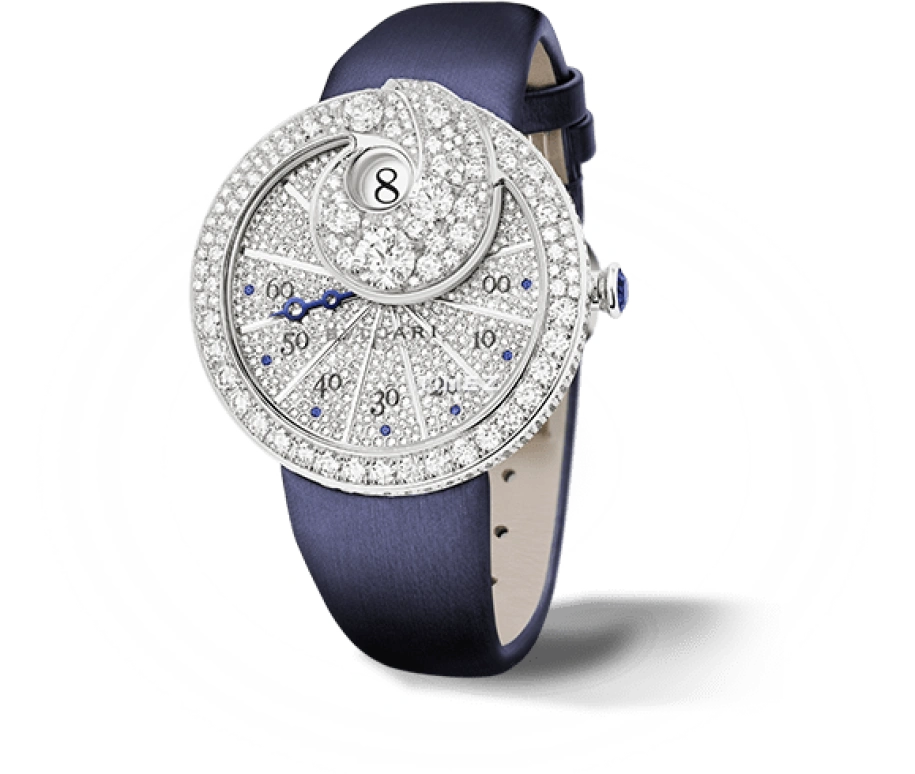 Bulgari,High Jewellery 40mm,40mm,White Gold,White,Sapphire,Crystal Glass,Setting,Diamonds,102394