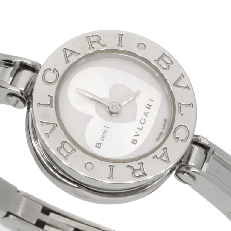 Bulgari,B.Zero1 22.50mm,22.50mm,Stainless Steel,White,Quartz,Round,Silver,BZ22S