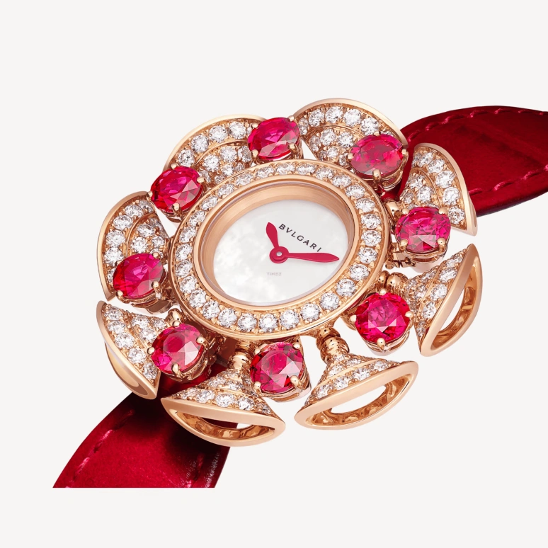 Bulgari,Divas' Dream 33mm,33mm,Rose Gold,Silver,Quartz,Round,103754