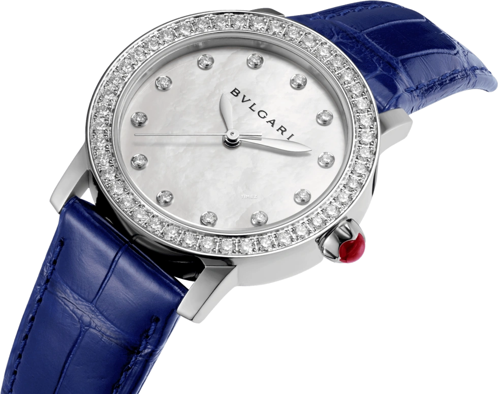 Bulgari,Bulgari Bulgari 33mm,33mm,Stainless Steel,White,Automatic,42hours,In-house Caliber,102721