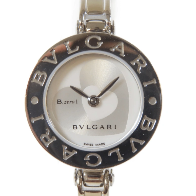 Bulgari,B.Zero1 22.50mm,22.50mm,Stainless Steel,White,Quartz,Round,Silver,BZ22S