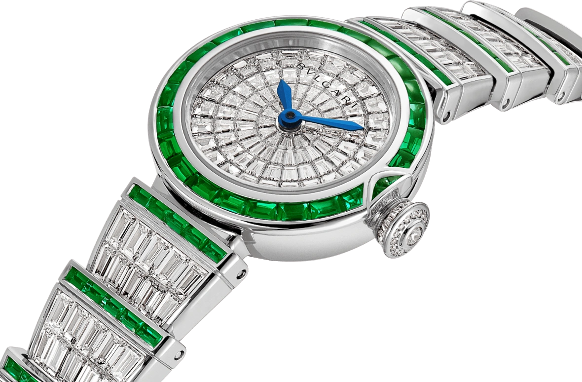 Bulgari,Lvcea 23mm,23mm,White Gold,Quartz,26280hours,In-house Caliber,102466