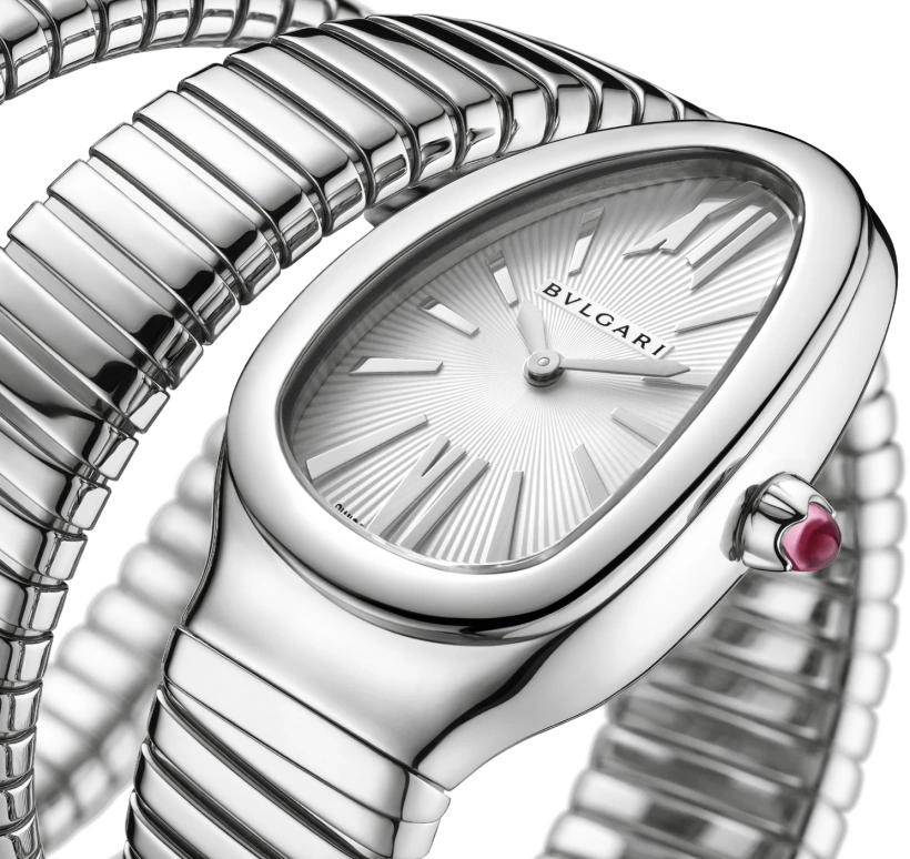 Bulgari,Serpenti 35mm,35mm,Stainless Steel,Silver,Quartz,26280hours,In-house Caliber,101911